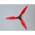 DAL Fold F5 5&quot; Folding DIY Props Turtle Mode -  Blades:Crystal Red &amp; Hub:Grey 2 Pairs