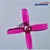 GEMFAN prop Hulkie Durable 4 Blade (3 Holes) 4pairs  2036-Clear Purple