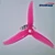 GEMFAN prop Hurricane Durable 3 Blade 2mm 2pairs  4023-Pink