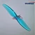 GEMFAN prop Hurricane Durable 2 Blade 1.5mm 4pairs  4024-Clear Blue