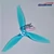 GEMFAN prop Flash Durable 3 Blade 2pairs POPO 5144-Clear Blue