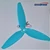 GEMFAN prop Flash Durable 3 Blade 2pairs  5552-Blue
