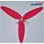 GEMFAN prop Flash Durable 3 Blade 2pairs  5552-Ferrari Red
