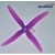GEMFAN prop Hurricane X Props Durable 4 Blade 2pairs POPO 51455-Purple