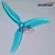 GEMFAN prop Hurricane Durable 3 Blade 2pairs POPO 51499-Clear Blue
