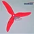 GEMFAN prop Hurricane Durable 3 Blade 2pairs POPO 51499-Clear Red