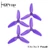 HQ Durable Prop T3X3X3 (2CW+2CCW)-Poly Carbonate - Purple