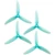 HQ Durable Prop 5X4X3V1S (2CW+2CCW)-Poly Carbonate - Blue